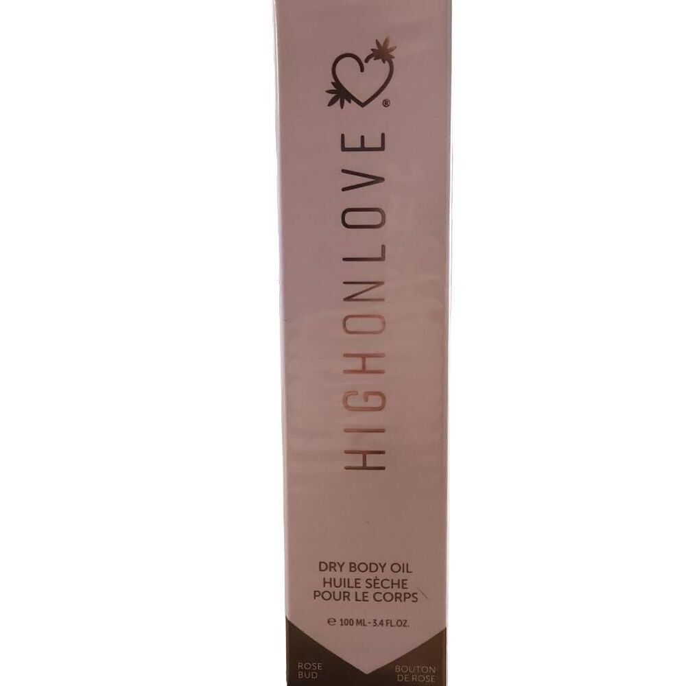 High On Love Dry Body Oil in Rose Bud